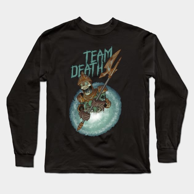 Team Death Long Sleeve T-Shirt by captainsmog